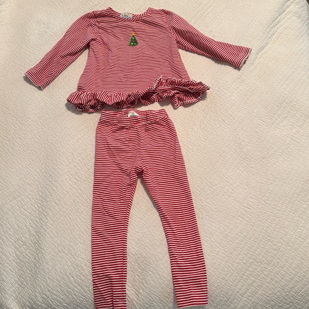 Girls Christmas matching set
